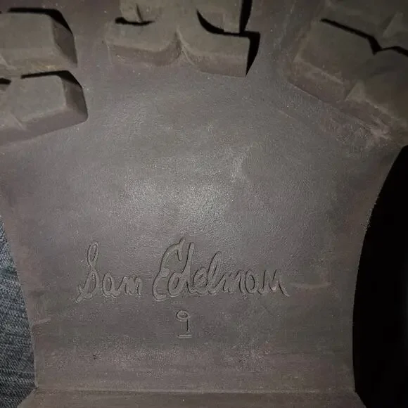 Sam Edelman Women's Laurs Loafers Size 9 Brown / Chestnut Bit Buckle Lug Sole - Picture 6 of 8